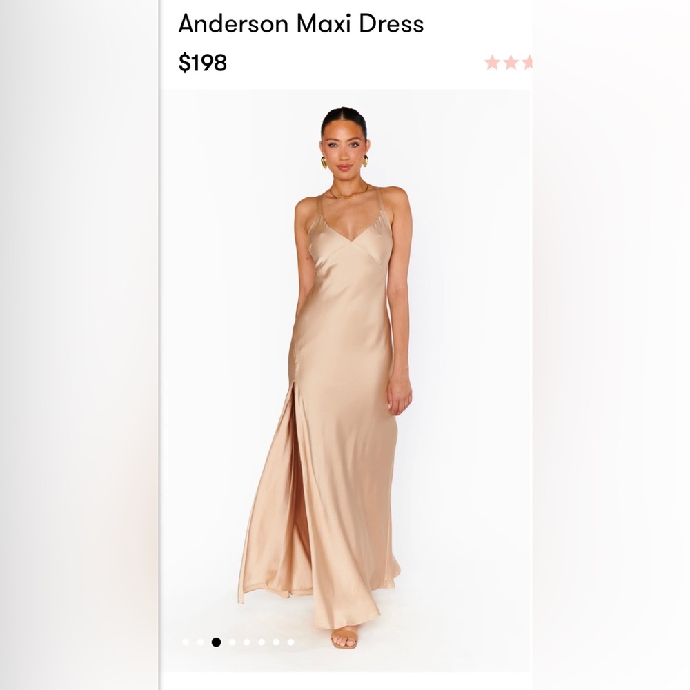 Show Me Your Mumu Anderson Maxi Dress in Champagne🤍